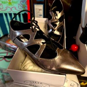 Steve Madden Metallic Pointed Toe Flat